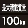 最大積載質量100kg